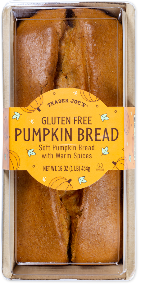 Gluten Free Pumpkin Bread from trader joe's