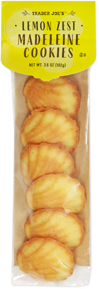 Lemon Zest Madeleine Cookies