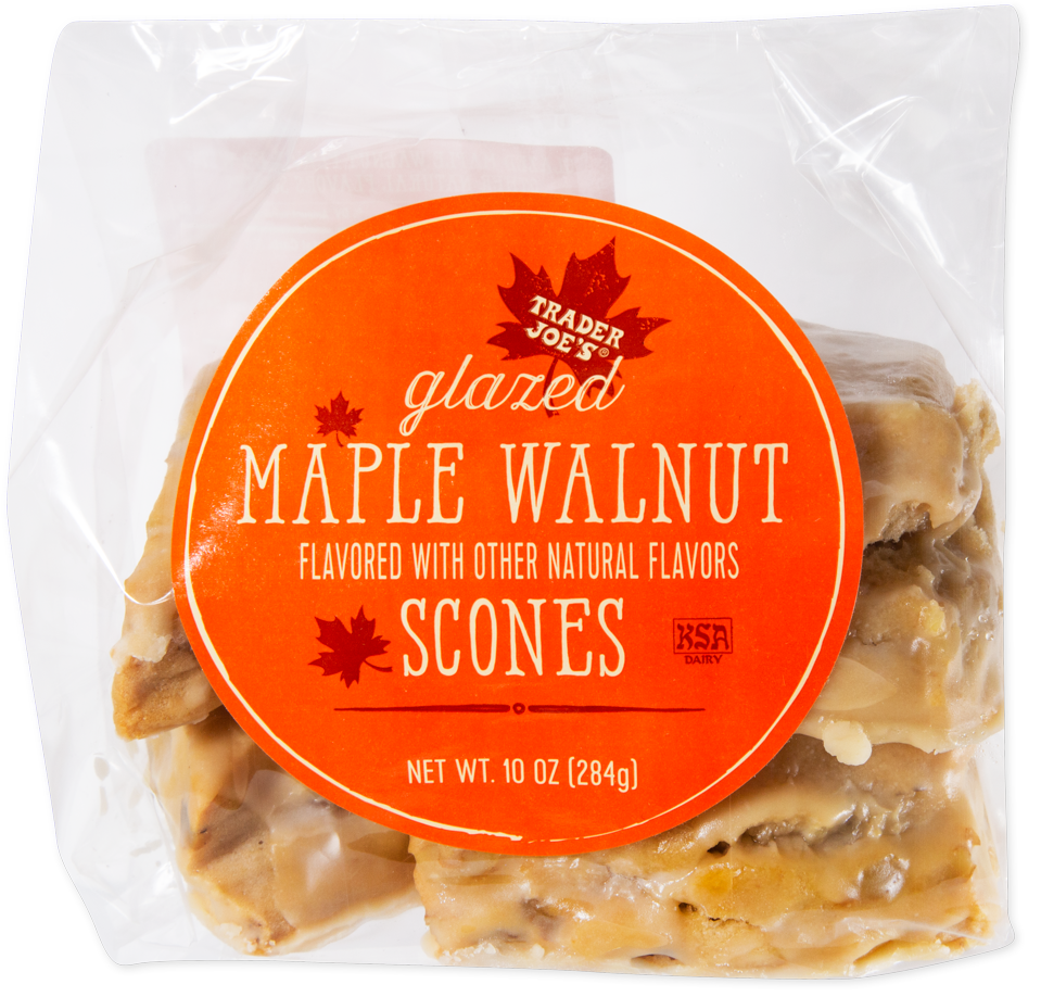 Glazed Maple Walnut Scones