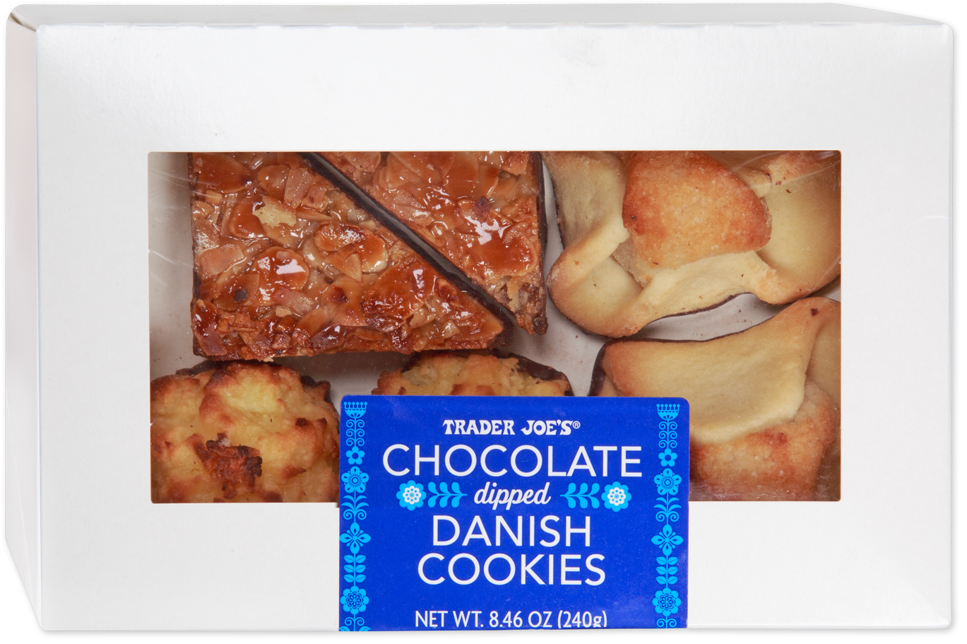 Trader Joe's Chocolate Dipped Danish Cookies