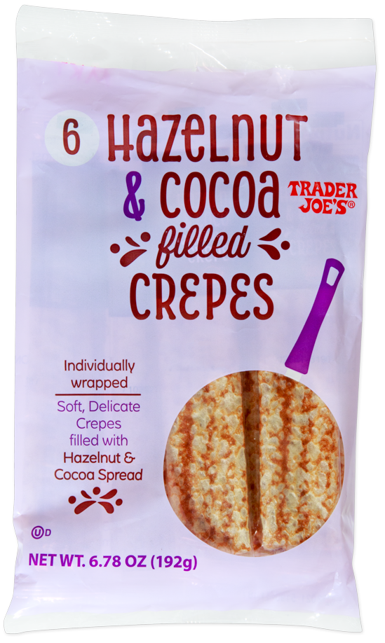 Hazelnut & Cocoa Filled Crepes