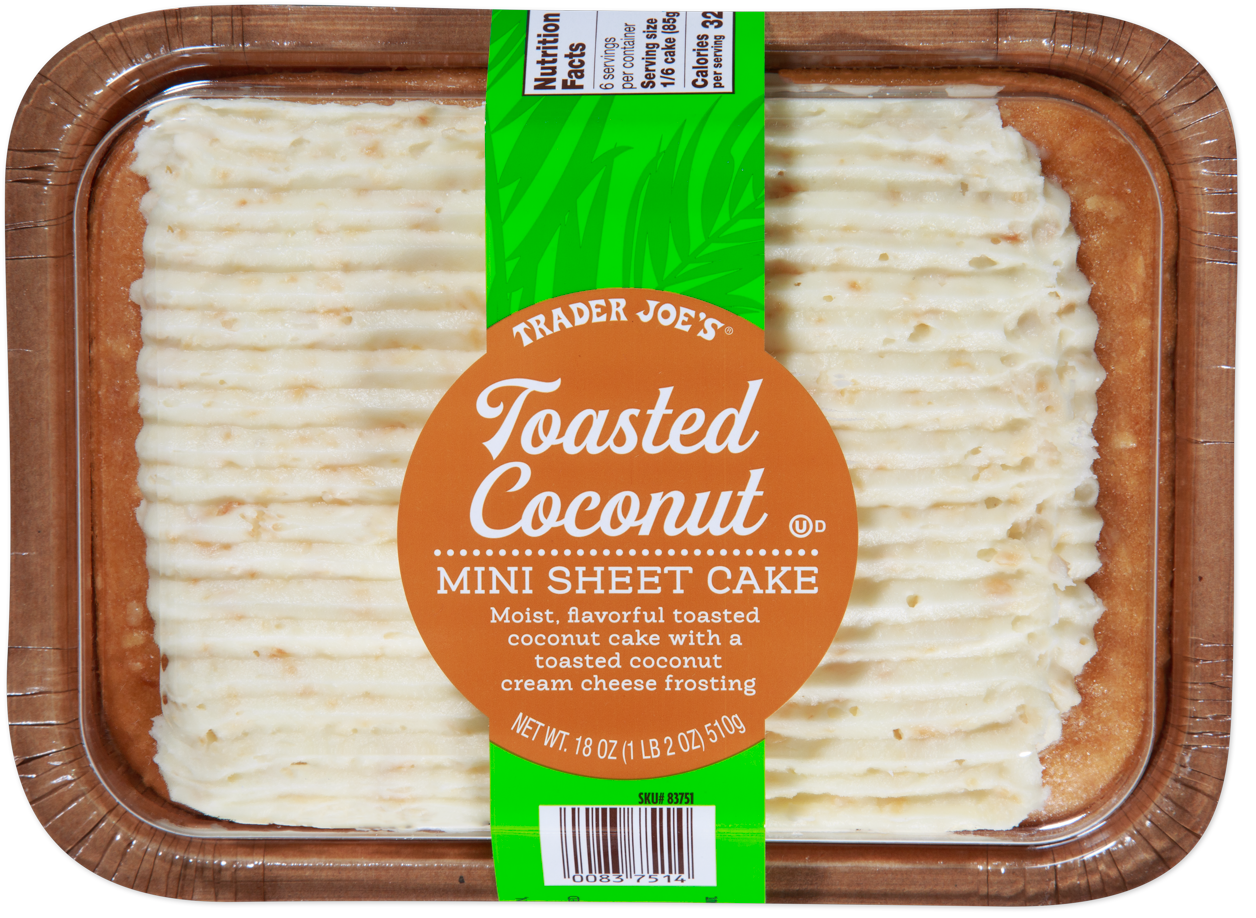 Toasted Coconut Mini Sheet Cake
