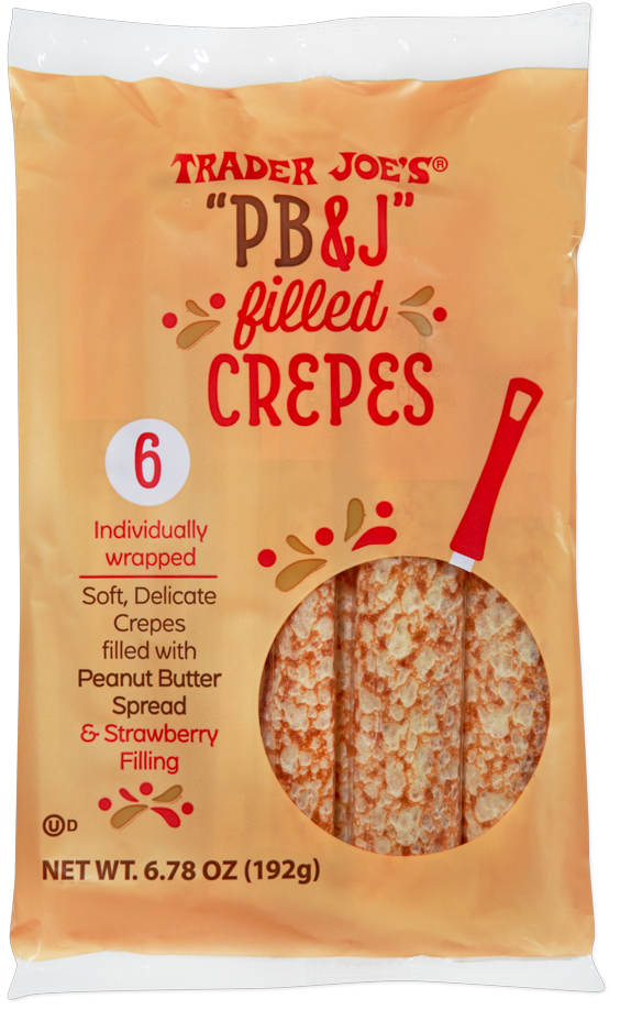 "PB & J" Filled Crepes