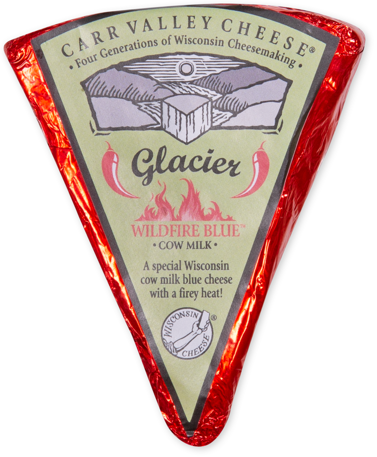 Carr Valley Cheese Glacier Wildfire Blue