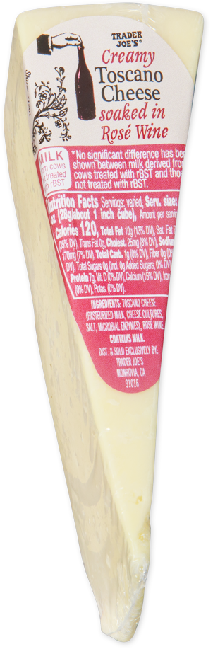 Creamy Toscano Cheese Soaked in Rose Wine