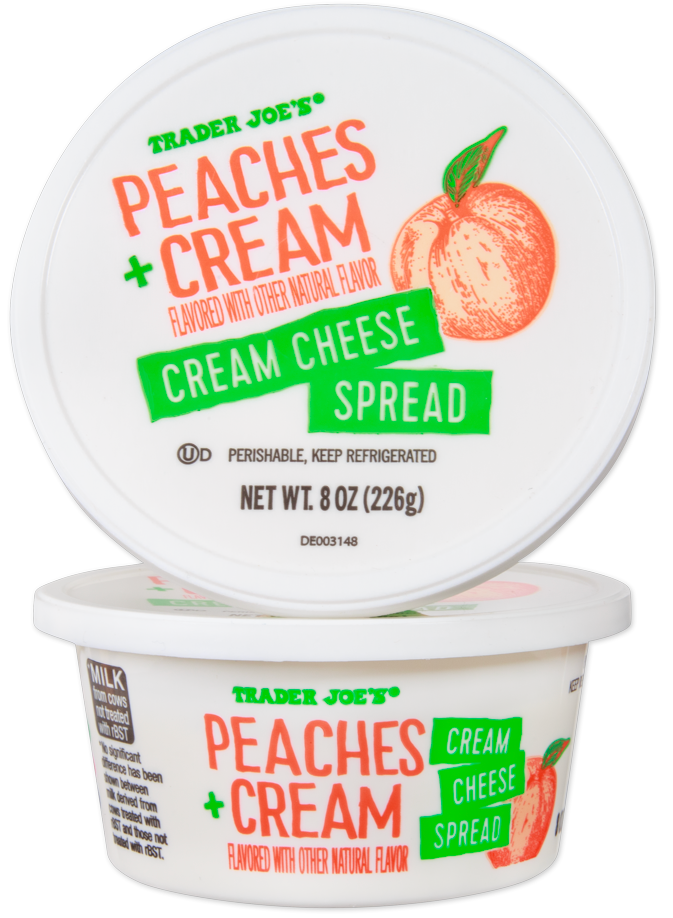 Peaches + Cream Cream Cheese Spread | Trader Joe's