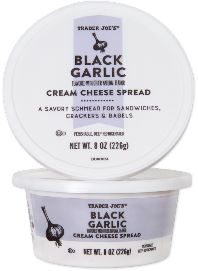 Black Garlic Cream Cheese Spread