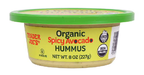 Organic Spicy Avocado Hummus