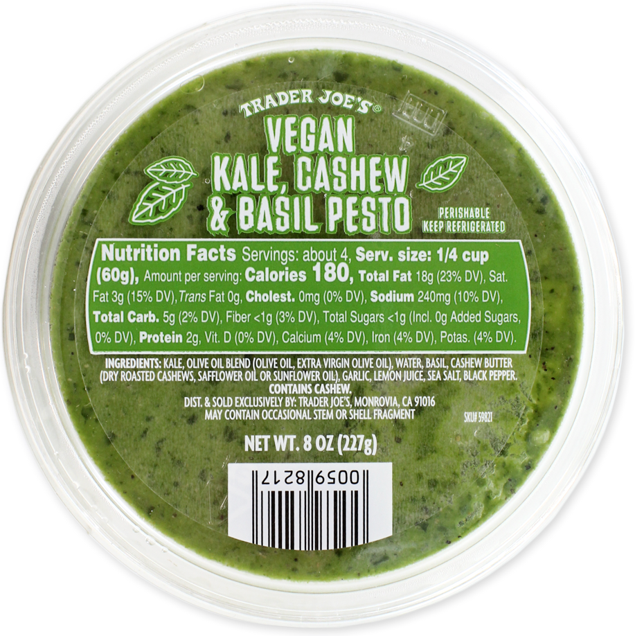 Vegan Kale, Cashew & Basil Pesto | Trader Joe's