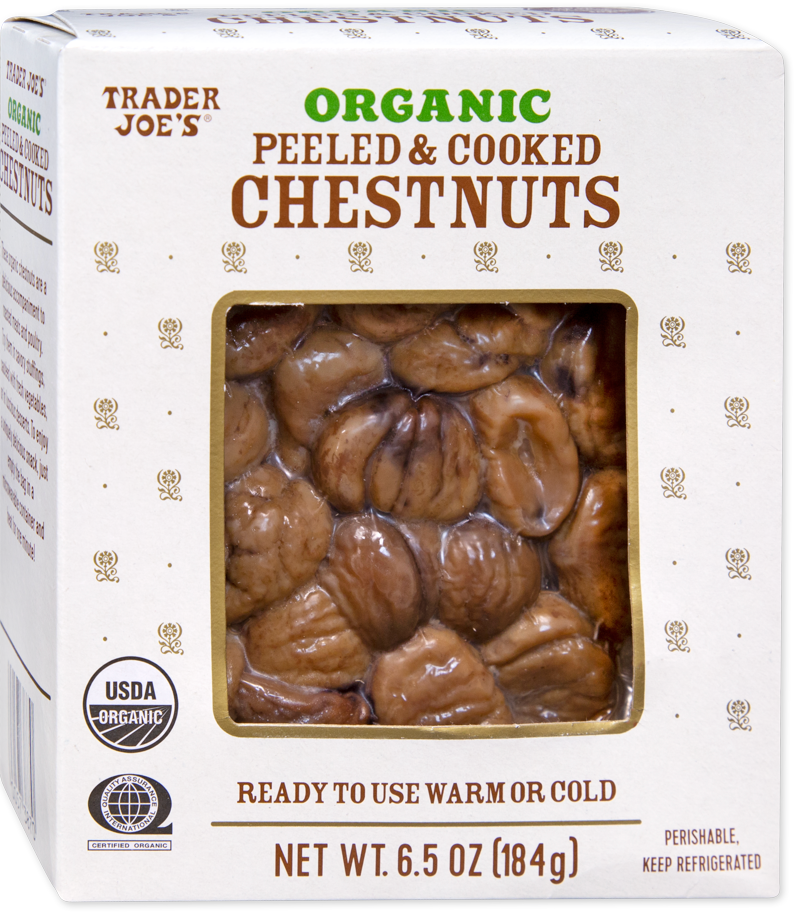 Bradbury's Whole Cooked Chestnuts - Pack Of 6 Tins, Ready To Eat