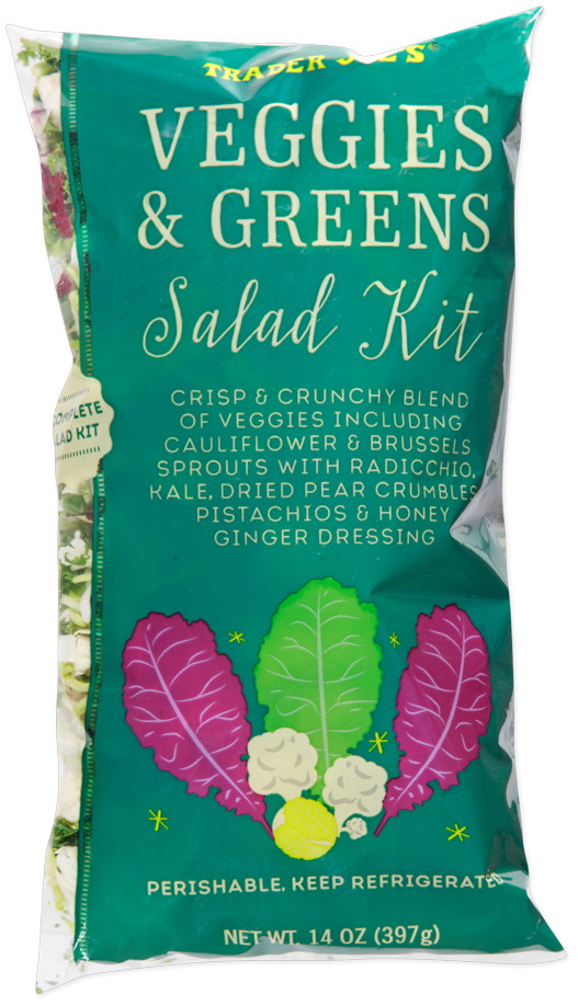 Trader Joe's Veggies & Greens Salad Kit