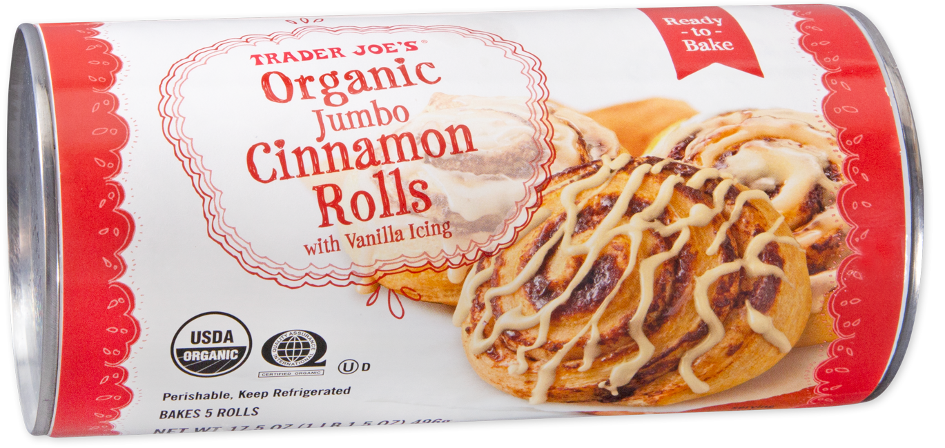 Trader Joe's Organic Jumbo Cinnamon Rolls
