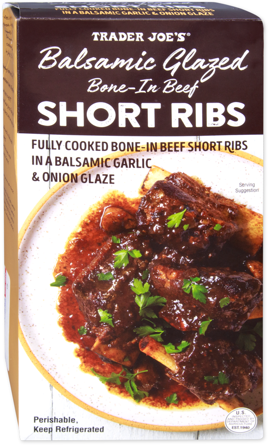 Balsamic Glazed Bone-In Beef Short Ribs