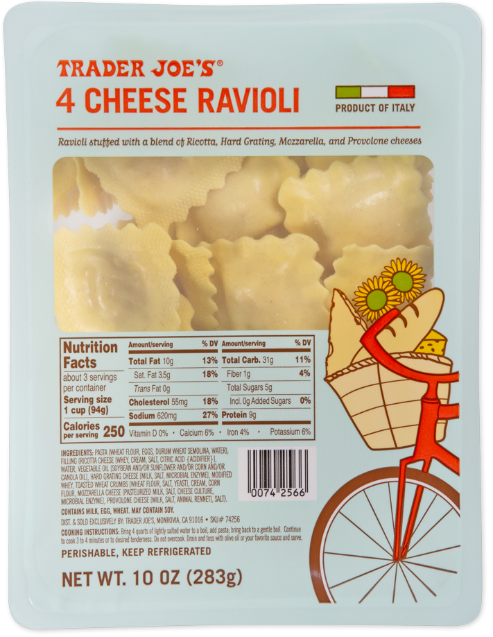 Trader Joe's 4 Cheese Ravioli