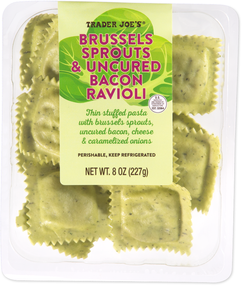Brussels Sprouts & Uncured Bacon Ravioli