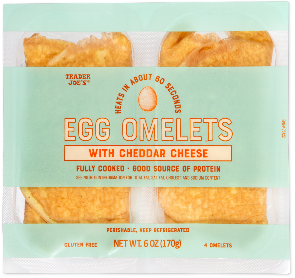 Egg Omelets with Cheddar Cheese