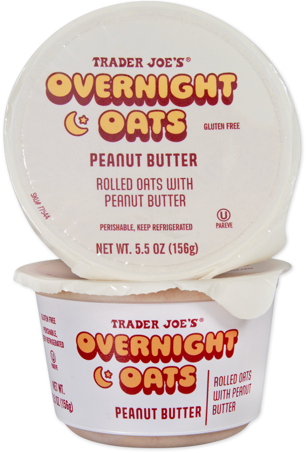 Trader Joe's Peanut Butter Overnight Oats