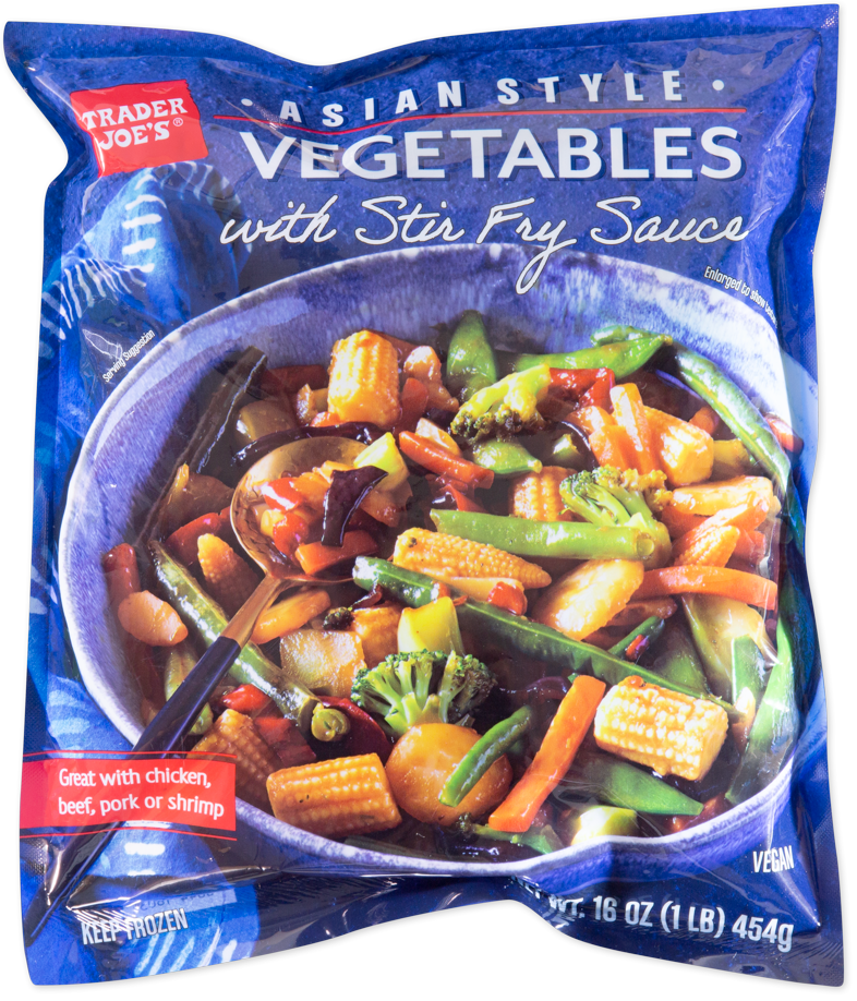 Trader Joe's Asian Style Vegetables with Stiry Fry Sauce