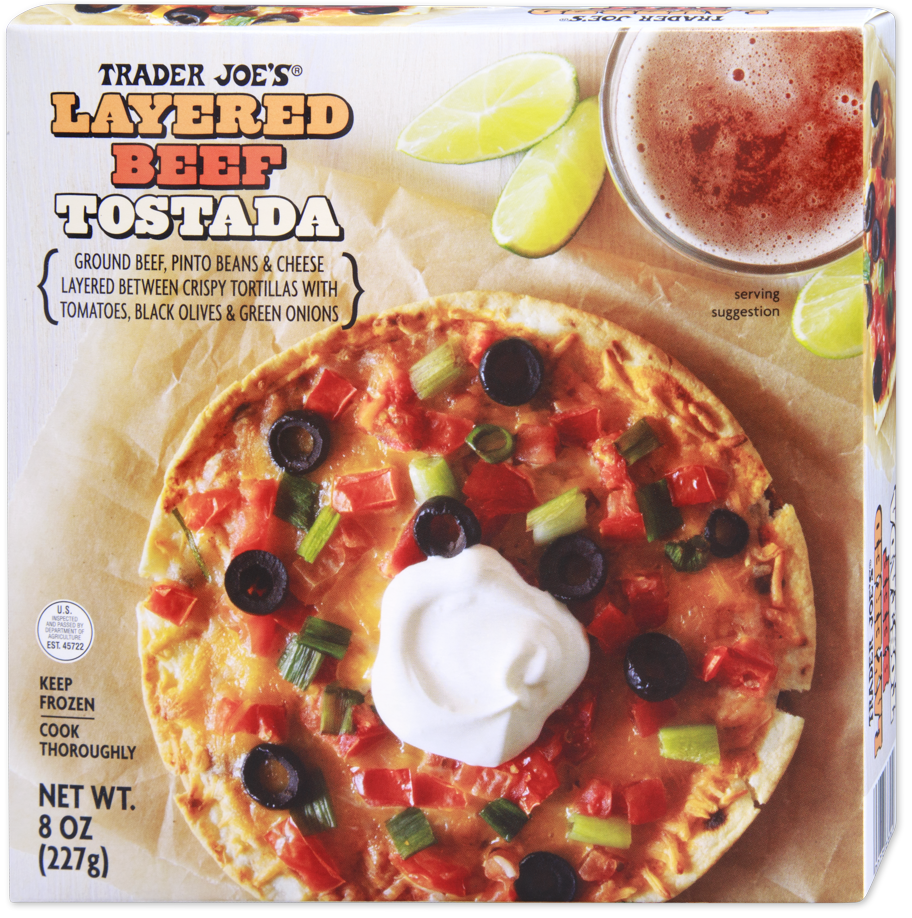 Layered Beef Tostada