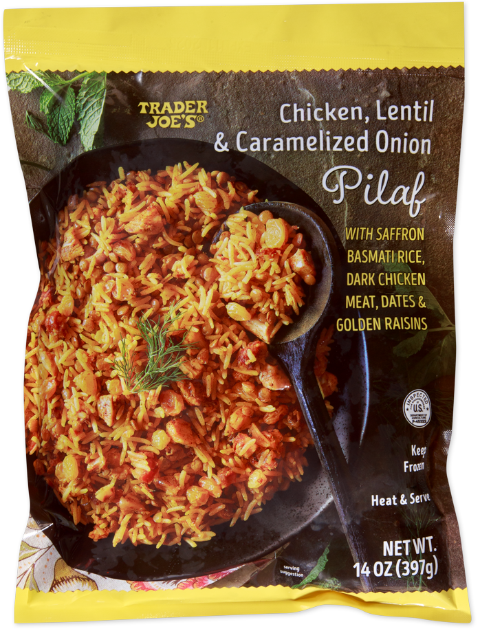 Chicken, Lentil & Caramelized Onion Pilaf