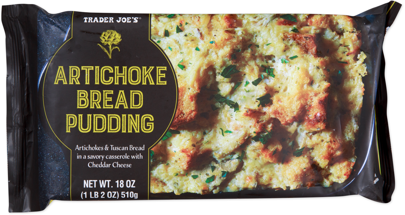 Artichoke Bread Pudding