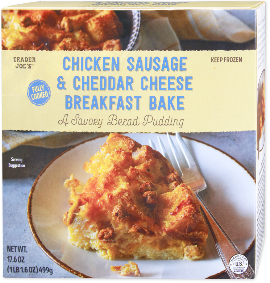 Chicken Sausage & Cheddar Cheese Breakfast Bake