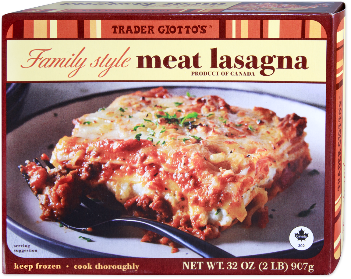 Trader Giotto's Family Style Meat Lasagna
