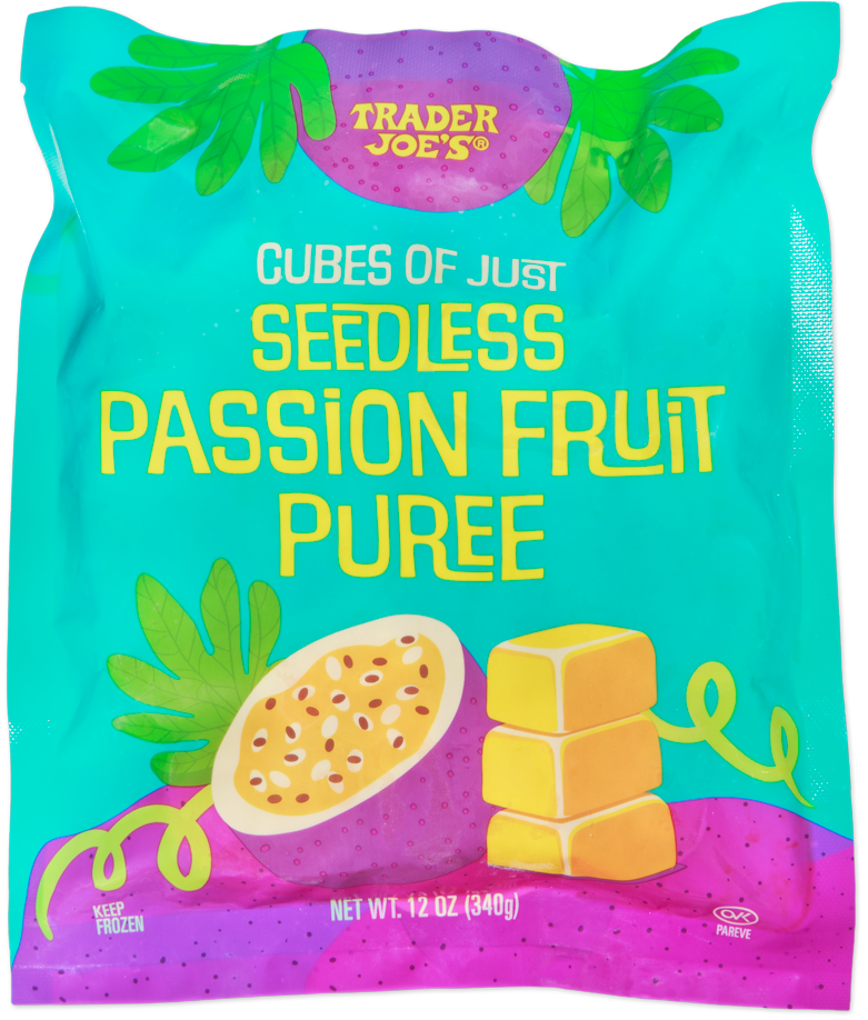 Cubes of Just Seedless Passion Fruit Puree
