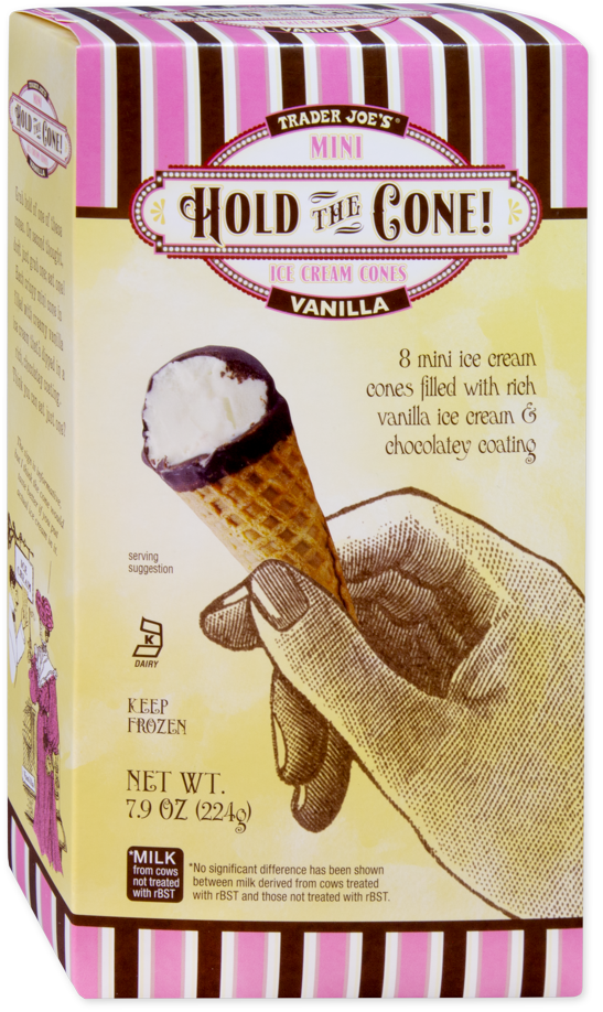 Vanilla Hold the Cone! Mini Ice Cream Cones