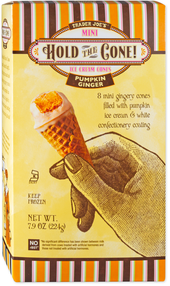 Pumpkin Ginger Hold the Cone! Mini Ice Cream Cones