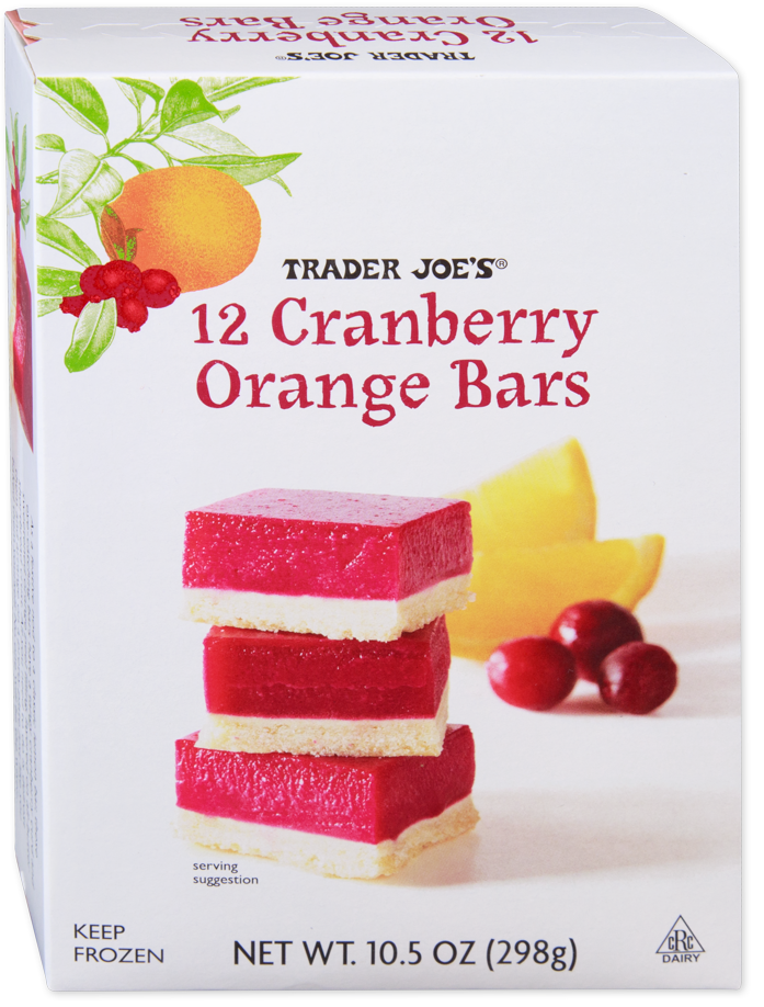 12 Cranberry Orange Bars