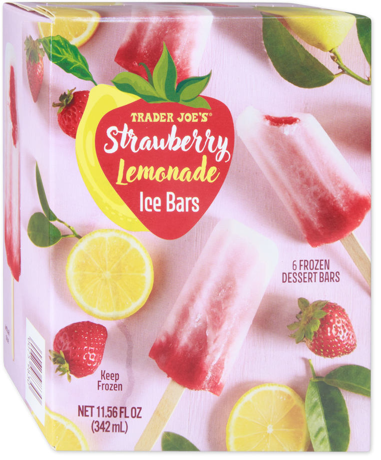 Strawberry Lemonade Ice Bars