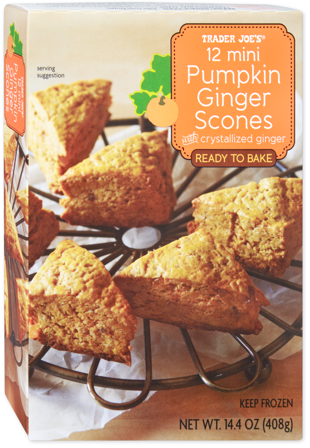 12 Mini Pumpkin Ginger Scones