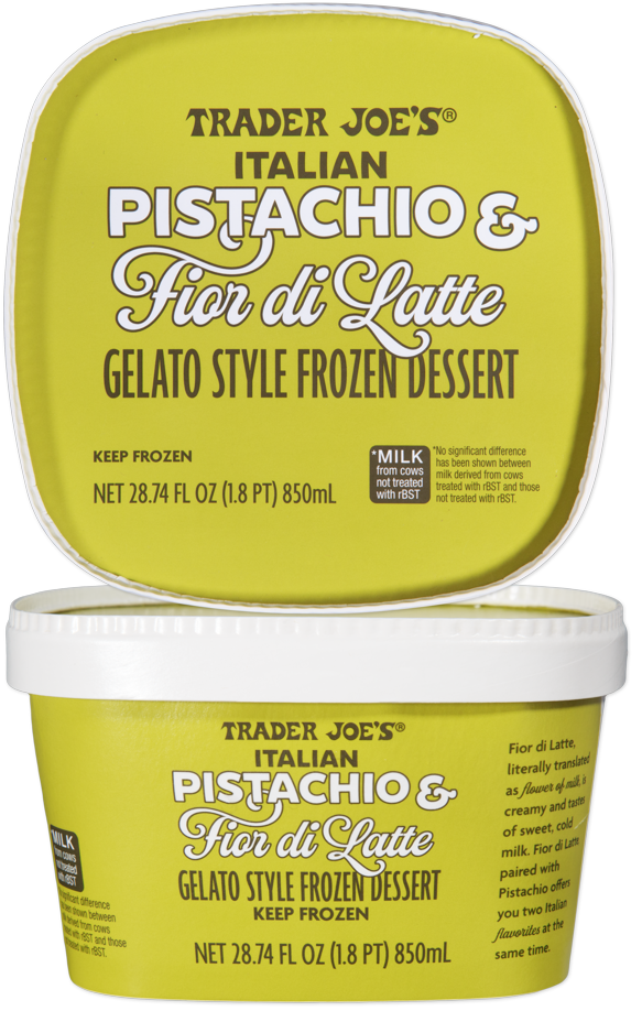 Italian Pistachio & Fior di Latte Gelato Style Frozen Dessert