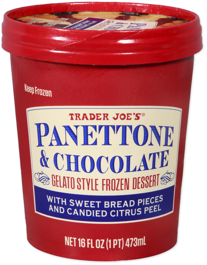 Panettone & Chocolate Gelato Style Frozen Dessert