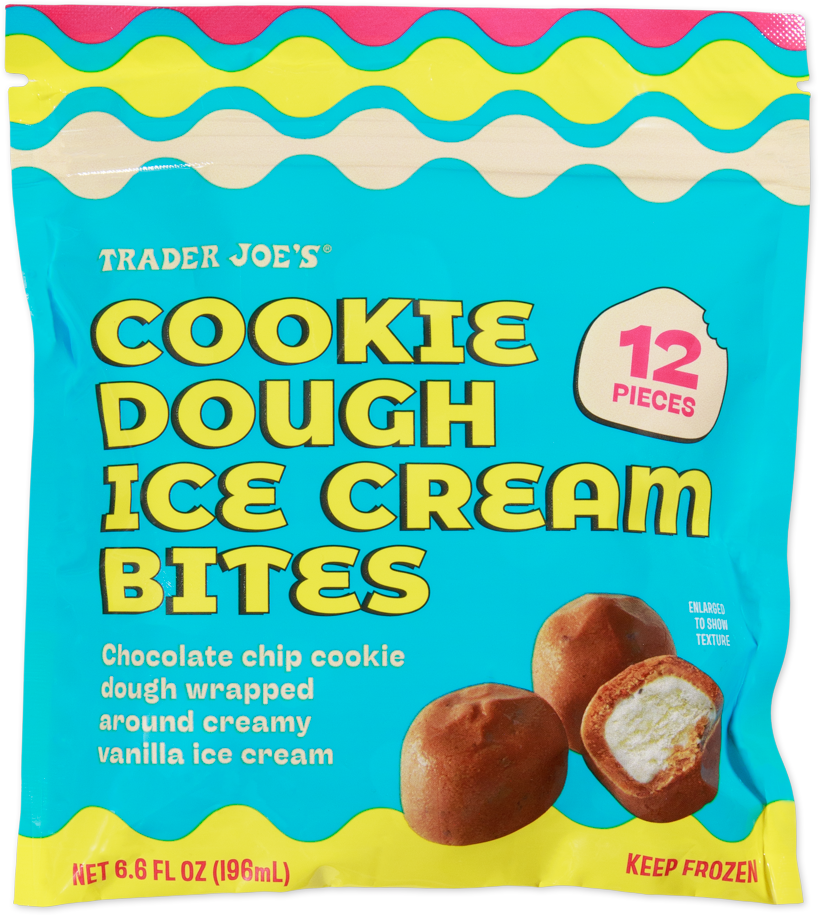 Cookie Dough Ice Cream Bites
