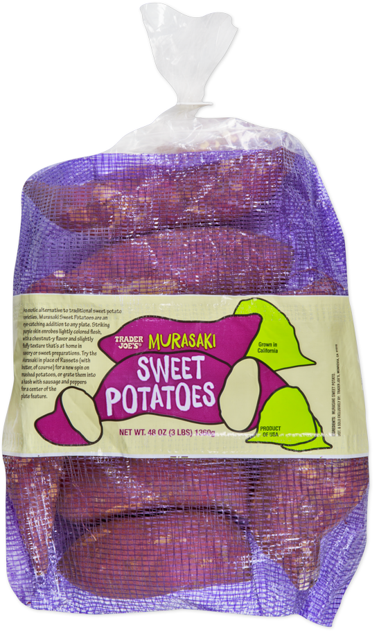 Sweet Potatoes Whole Fresh, 3 lb Bag