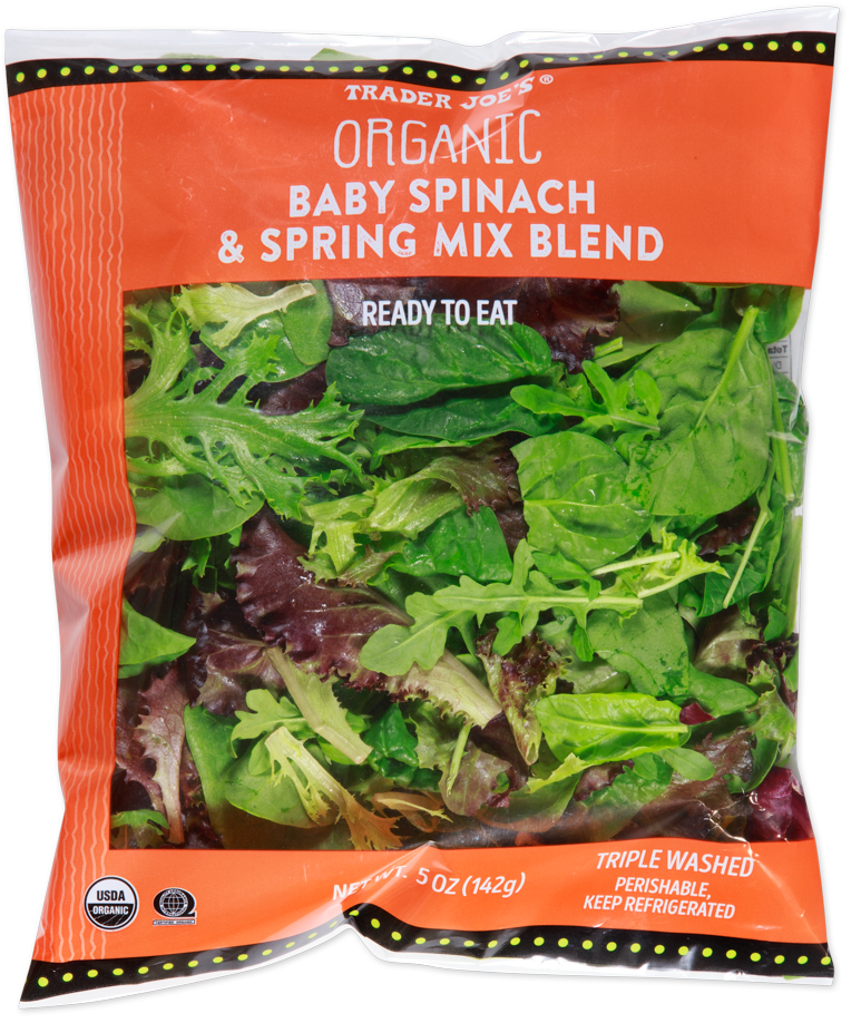Organic Baby Spinach & Spring Mix Blend