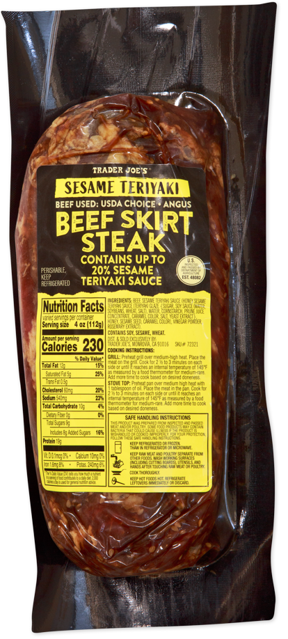 Teriyaki Marinated Flank Steak