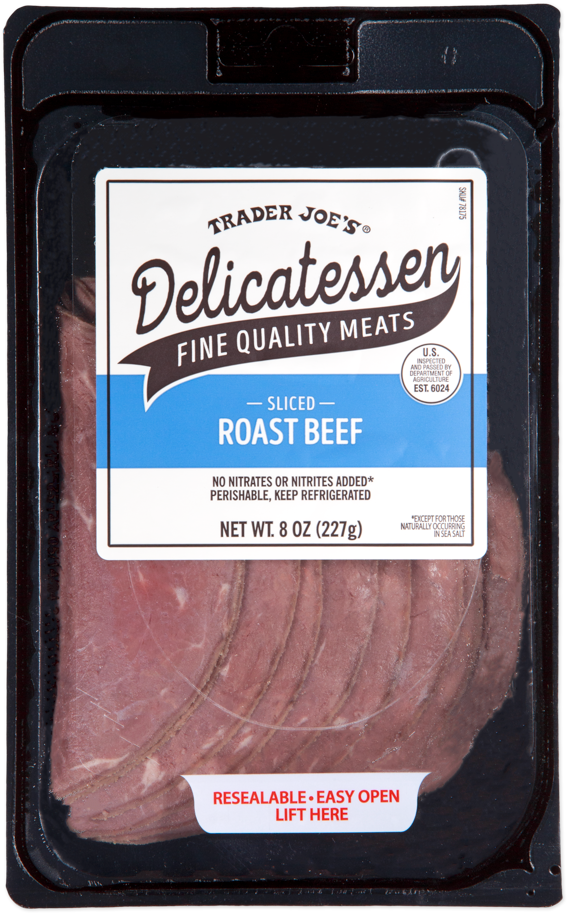 Trader Joe's Delicatessen Sliced Roast Beef