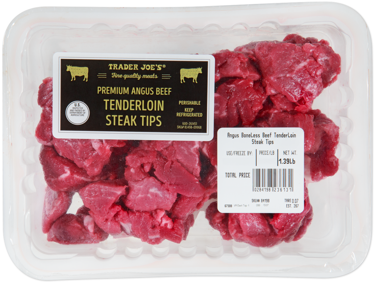 Premium Angus Beef Tenderloin Steak Tips