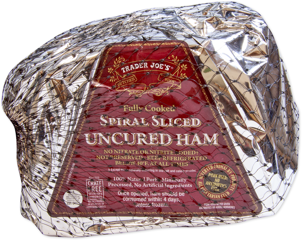 Organic Spiral Sliced Uncured Bone-In Whole Ham -18-22 lbs.