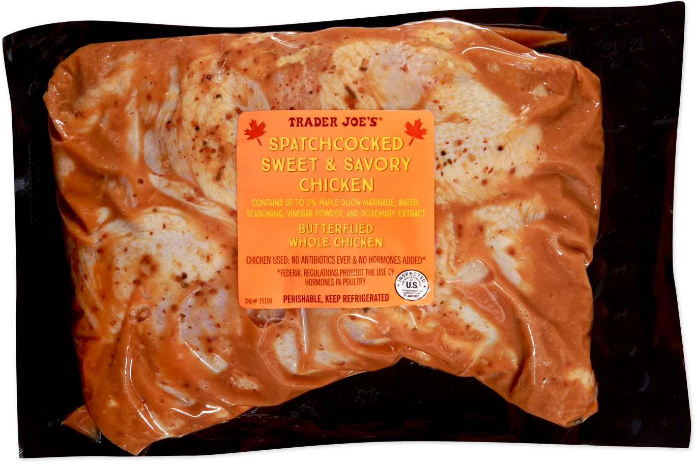 Spatchcocked Sweet & Savory Chicken