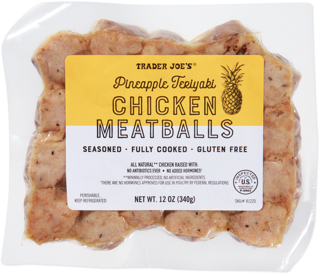 Pineapple Teriyaki Chicken Meatballs