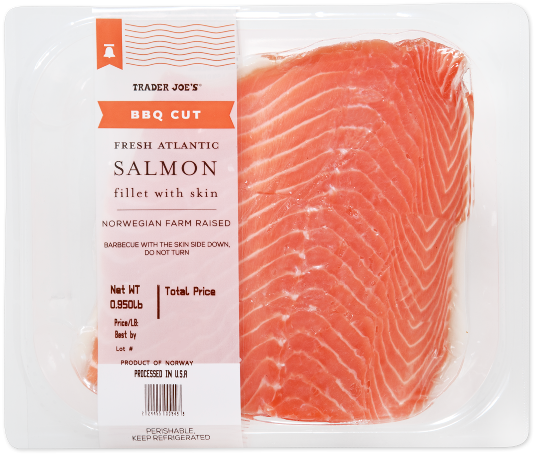 Trader Joe's BBQ Cut Fresh Atlantic Salmon