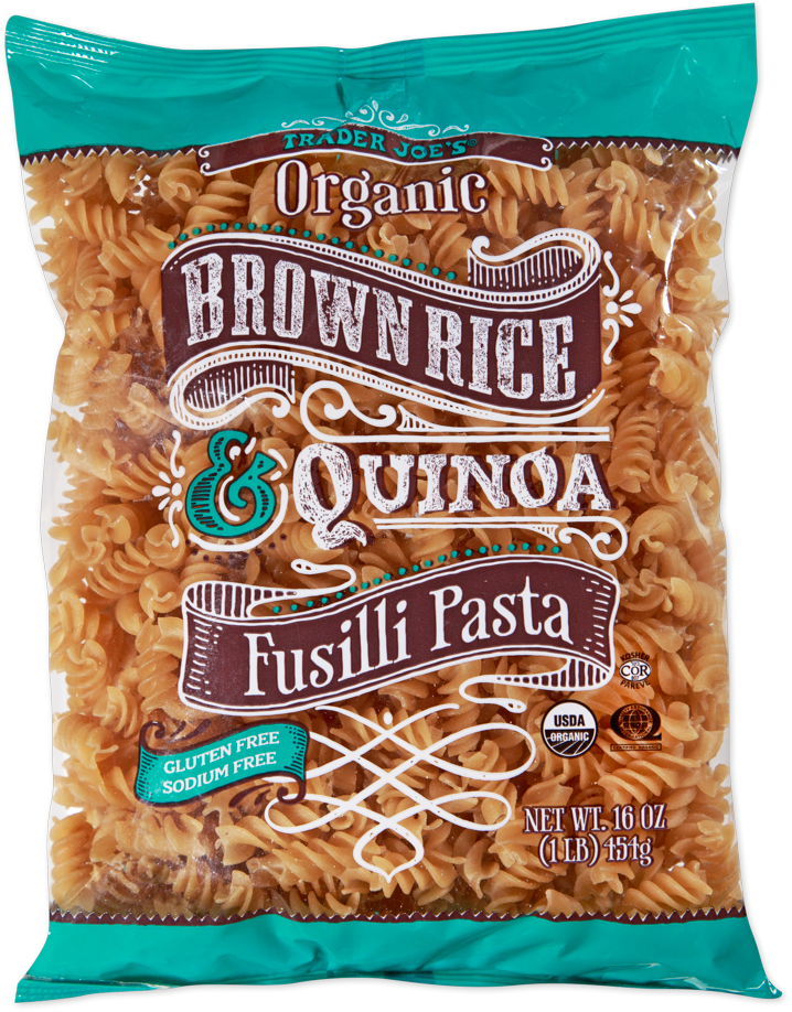 Trader Joe's Organic Brown Rice & Quinoa Fusilli Pasta