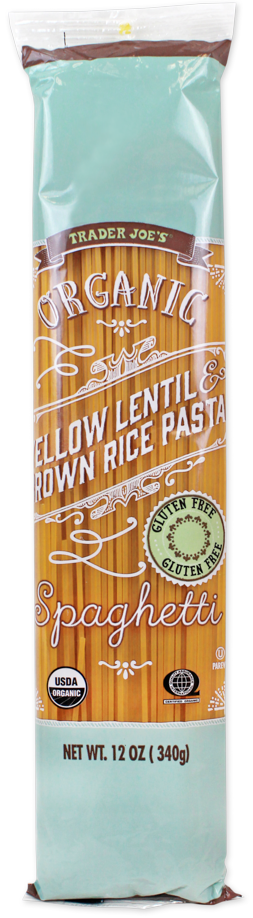 Trader Joe's Organic Yellow Lentil & Brown Rice Pasta