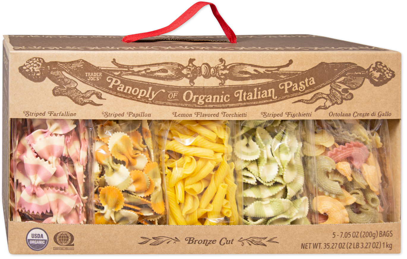Trader Joe's Panoply of Organic Italian Pasta
