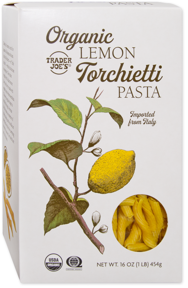 Organic Lemon Torchietti Pasta
