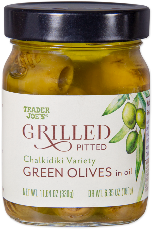 Trader Joe's Grilled Pitted Green Olives